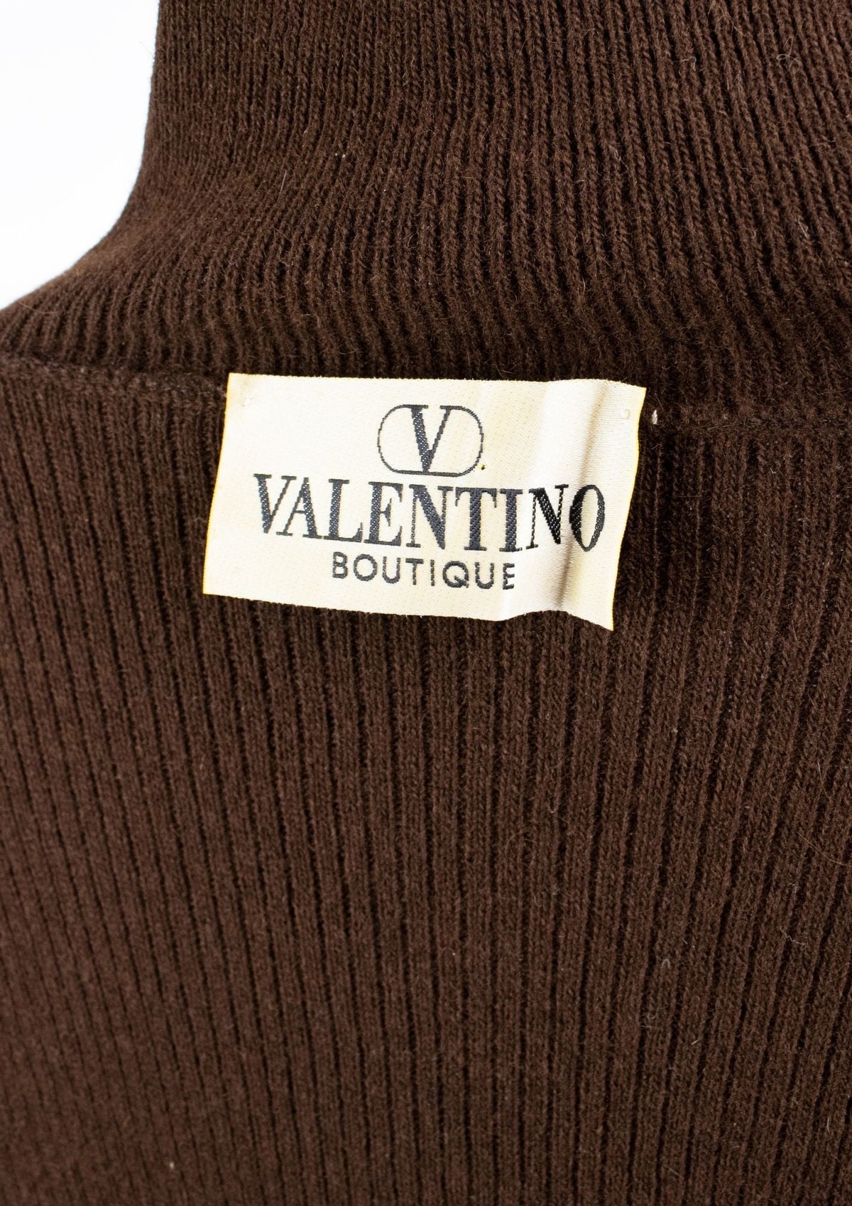 Valentino Brown Beaded Jumper - Reloved - Timeless Styles