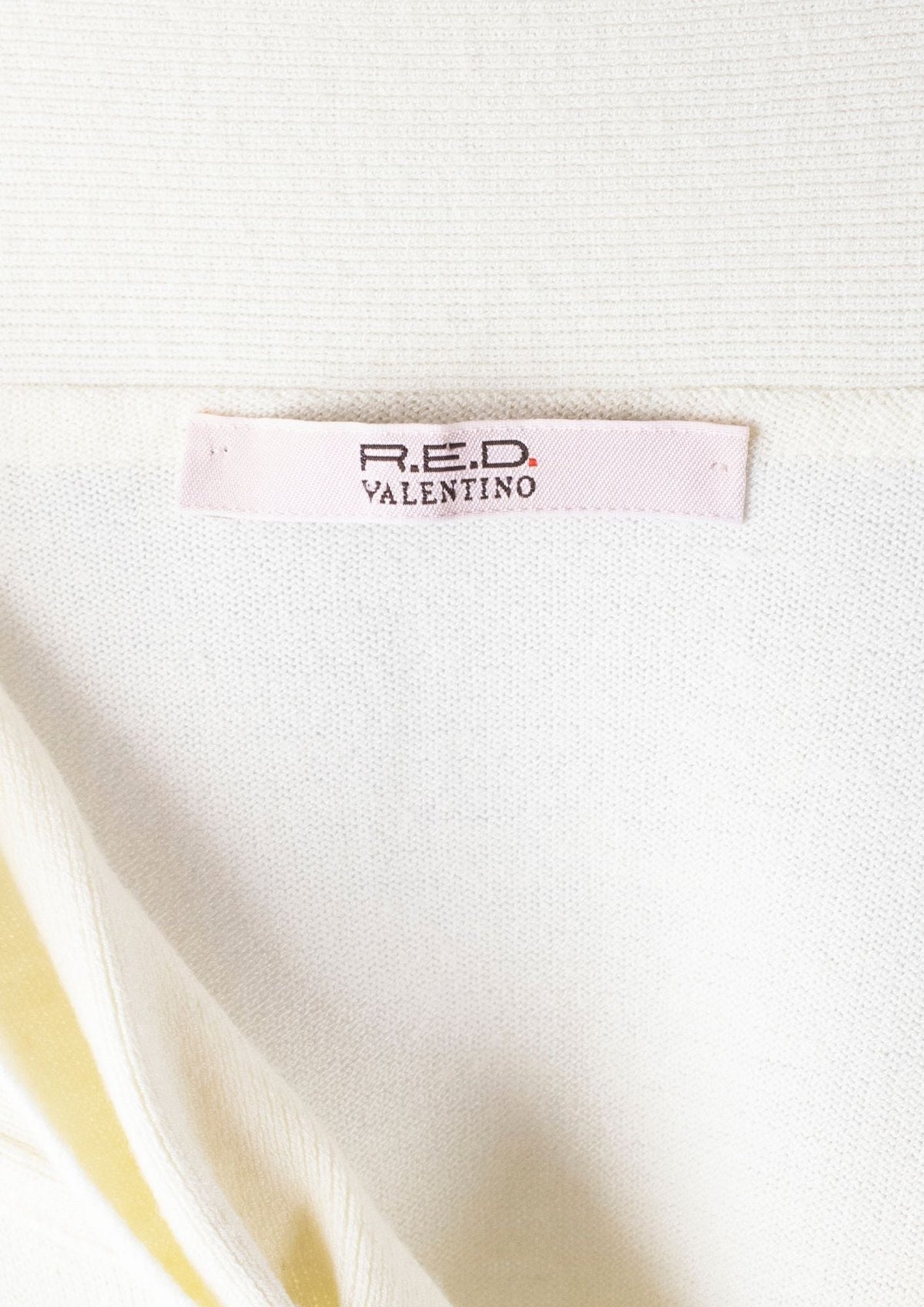 Valentino R.E.D. White Knit Top - Reloved - Timeless Styles