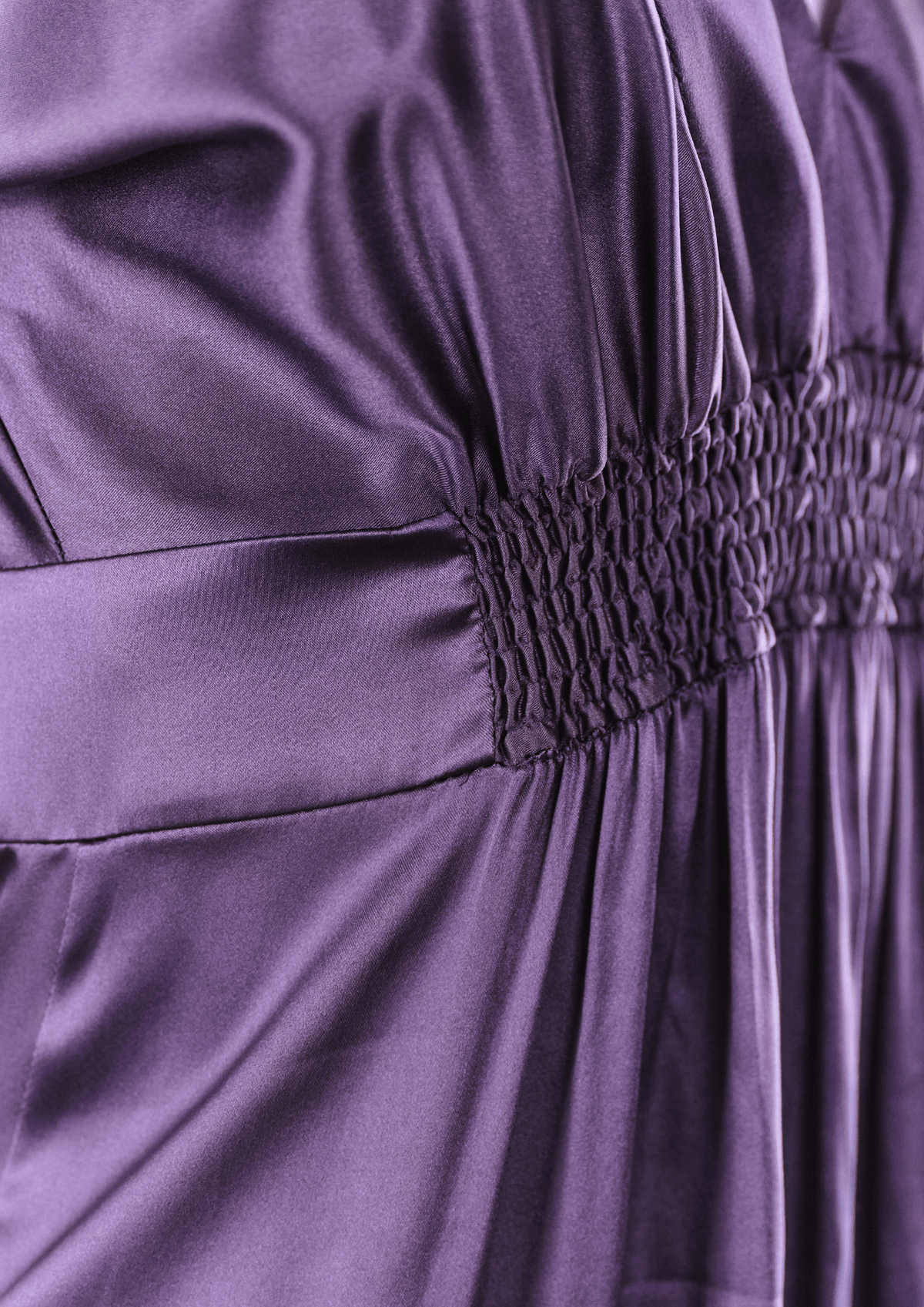 Vera Wang Deep Purple Satin Dress - Reloved - Timeless Styles