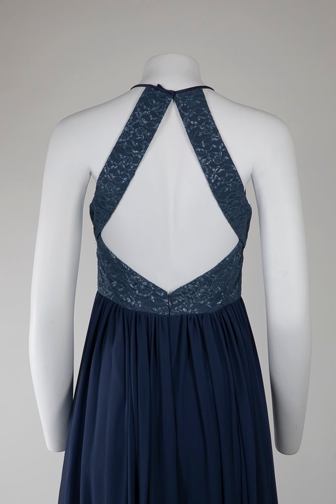 Vera Wang Lace Blue Bodice Gown - Reloved - Timeless Styles