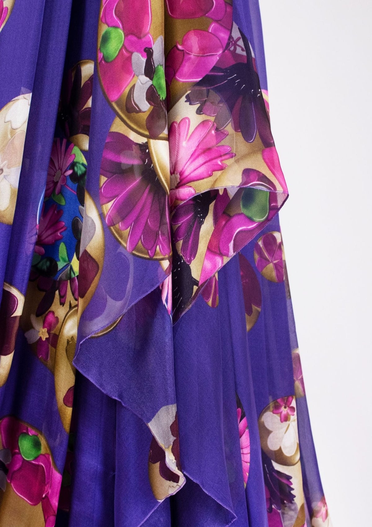 Versace Floral Dress - Reloved - Timeless Styles