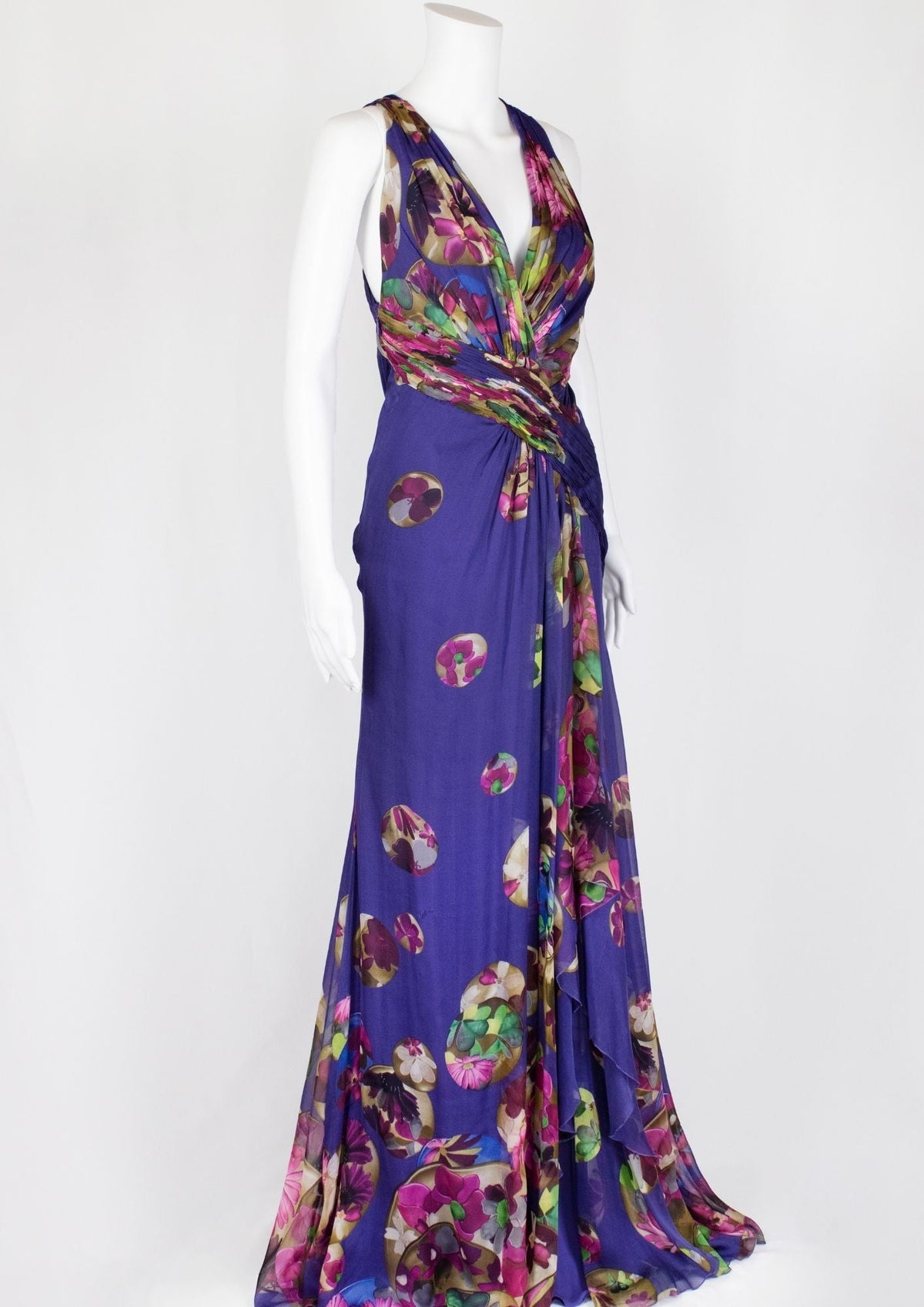 Versace Floral Dress - Reloved - Timeless Styles