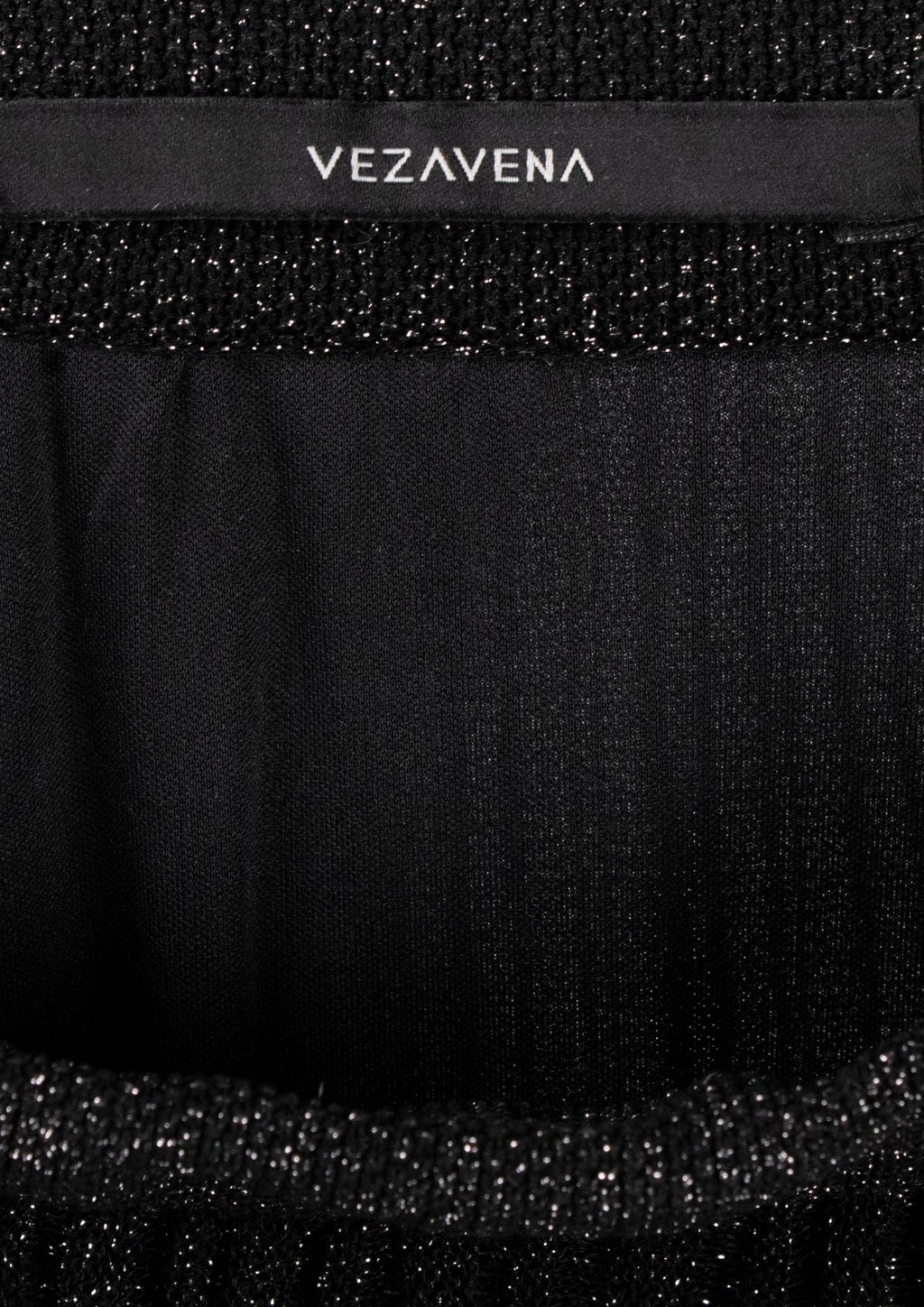 Vezavena Black Shimmery Skirt - Reloved - Timeless Styles
