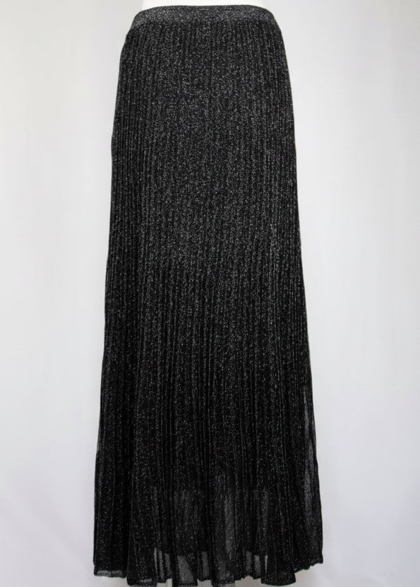 Vezavena Black Shimmery Skirt - Reloved - Timeless Styles