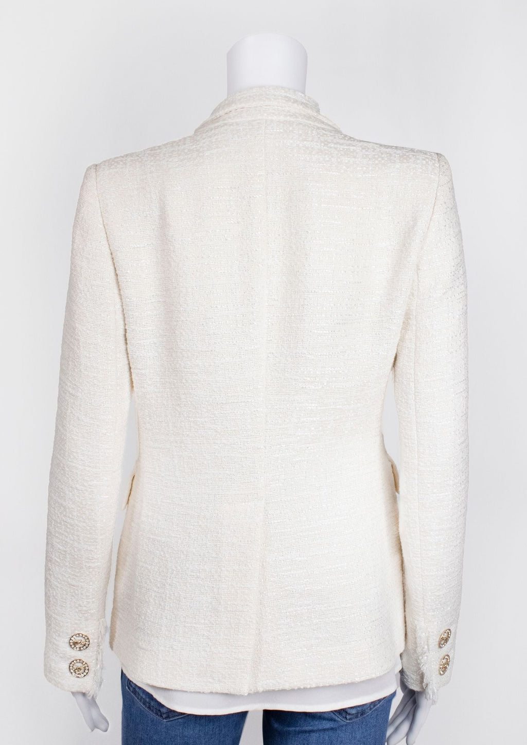 Via Delle Perle Collection Off - White Blazer - Reloved - Timeless Styles