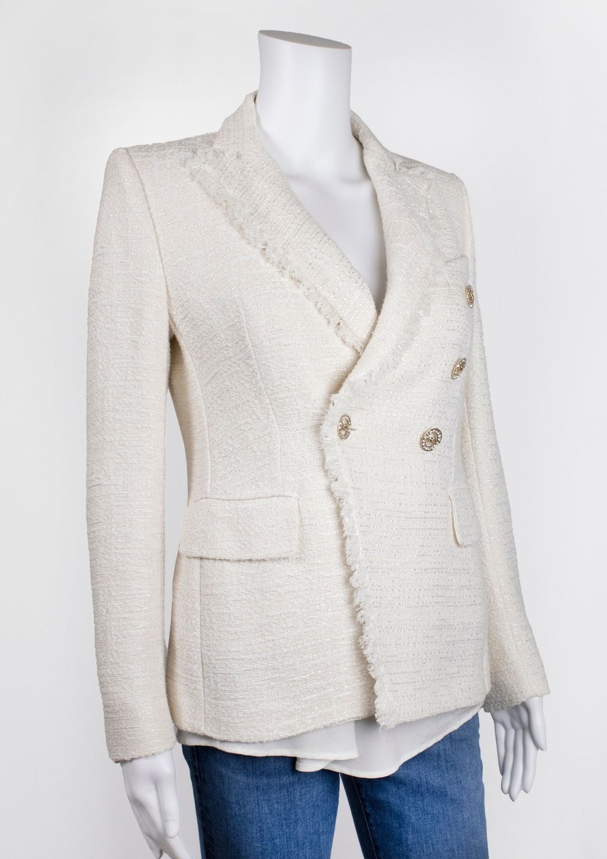 Via Delle Perle Collection Off - White Blazer - Reloved - Timeless Styles