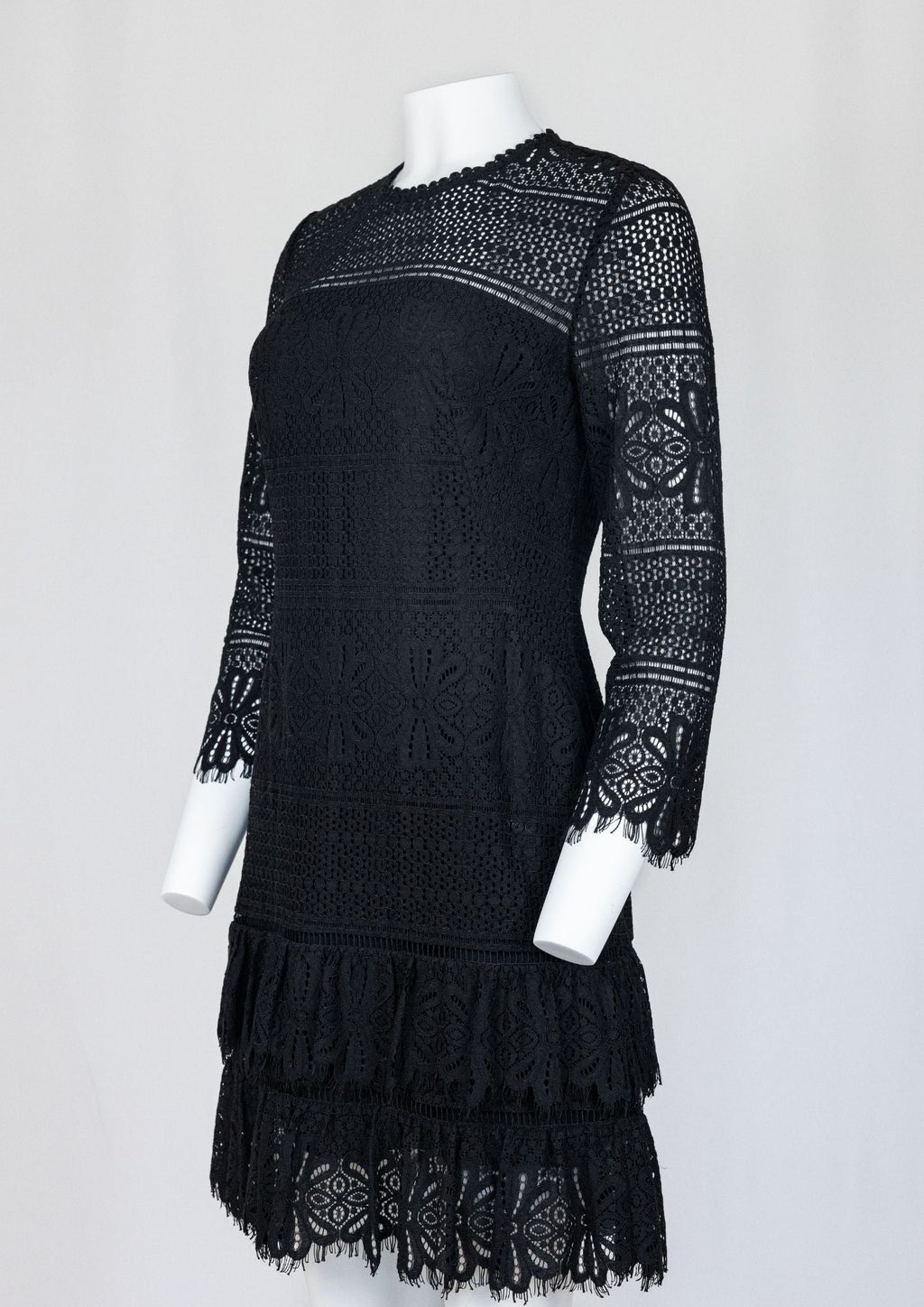 Whistles Black Lace Dress - Reloved - Timeless Styles