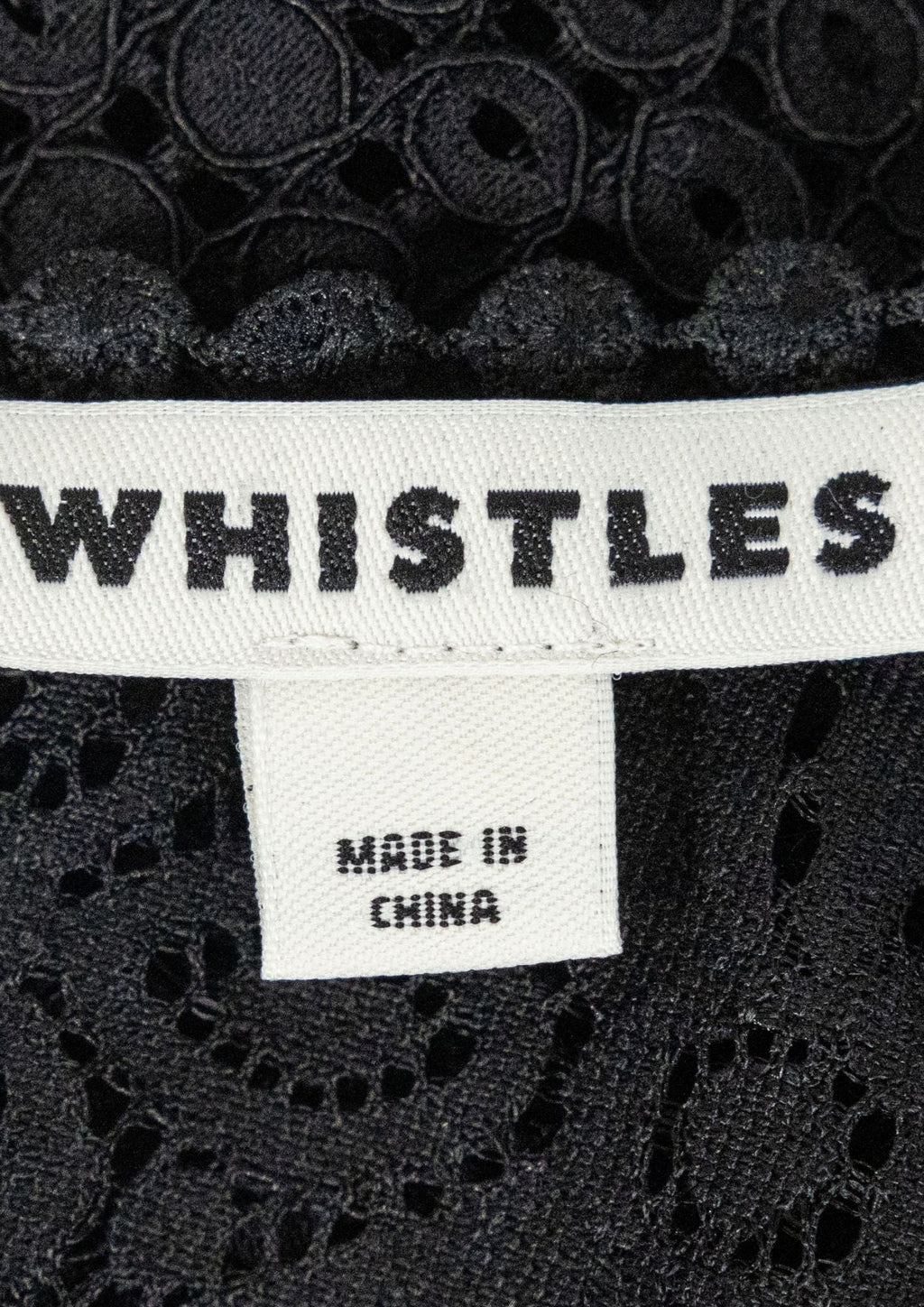 Whistles Black Lace Dress - Reloved - Timeless Styles