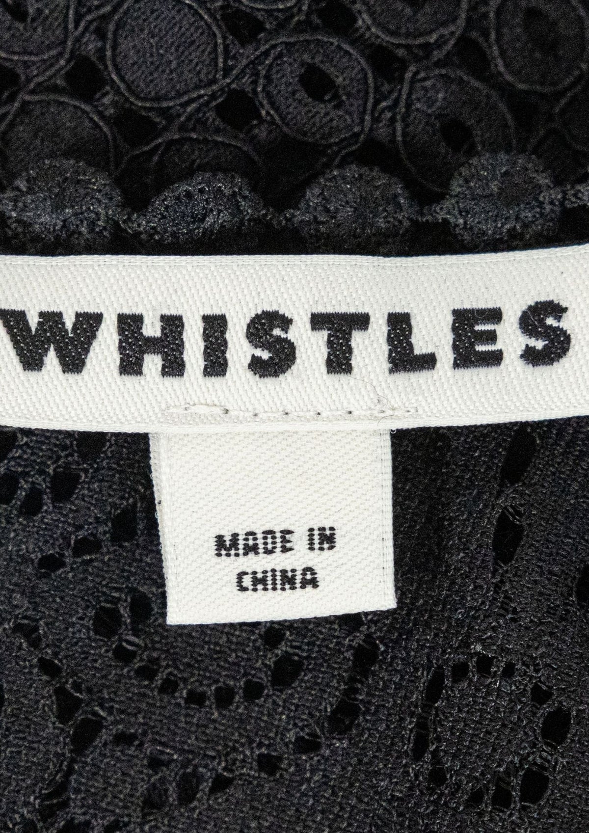 Whistles Black Lace Dress - Reloved - Timeless Styles