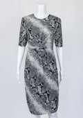 Whistles Snake Skin Patterned Dress - Reloved - Timeless Styles