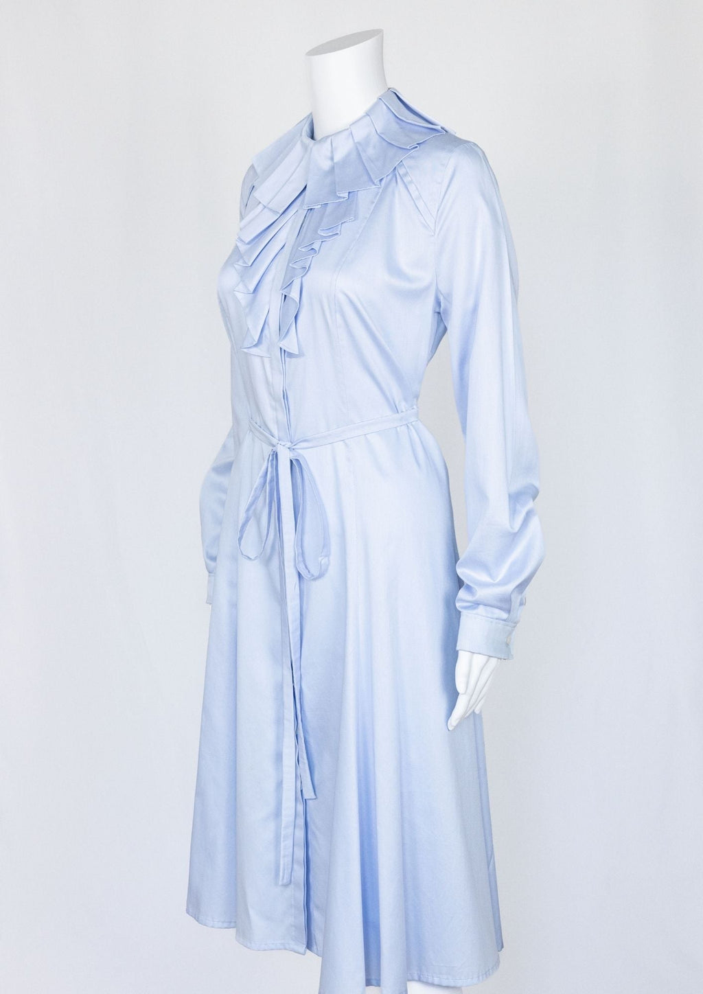 YDE Ruffled Pastel Blue Dress - Reloved - Timeless Styles